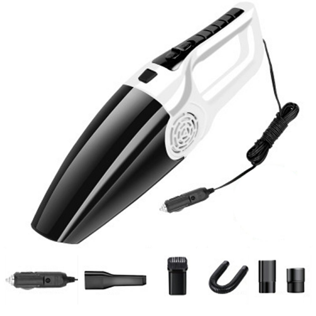 120W Auto Car Vacuum Cleaner High Wet And Dry Suction Dual-use Vacum Handheld Cleaner 12V Mini Car Vacuum Cleaner 5M
