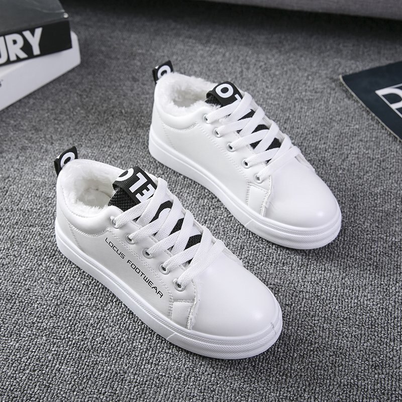 Witte split leren dames dikke sneakers witte schoenen met vetersluiting tennisschoenen voor dames platform dames casual schoenen