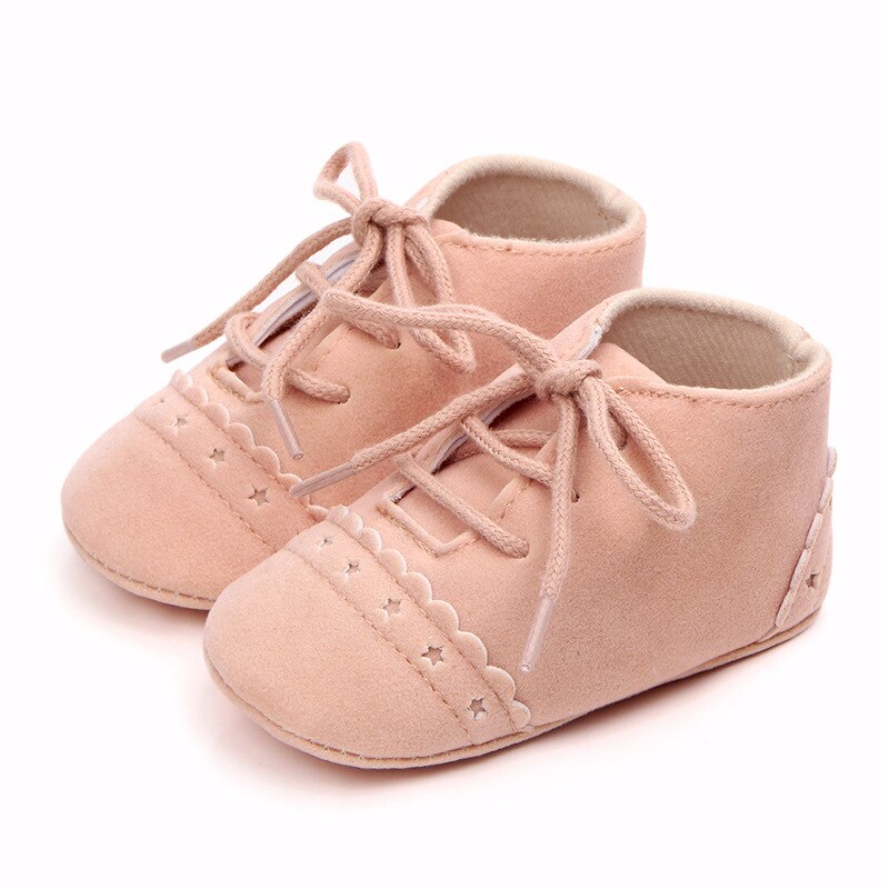 Pu leren babyschoenen unisex baby peuter mocassins babyschoentjes kinderschoenen antislip bebes casual eerste loopschoenen: Roze / 12cm (4.72 in)
