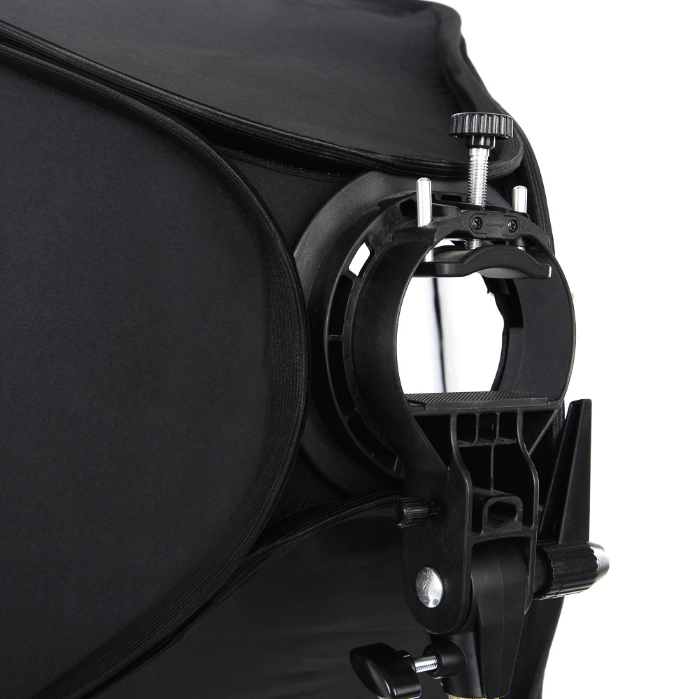 GODOX 40x40/50x50/60x60/80x80cm Softbox with S Type Bracket Stable Bowens Mount Flash Bracket Mount Foldable Softbox Kit