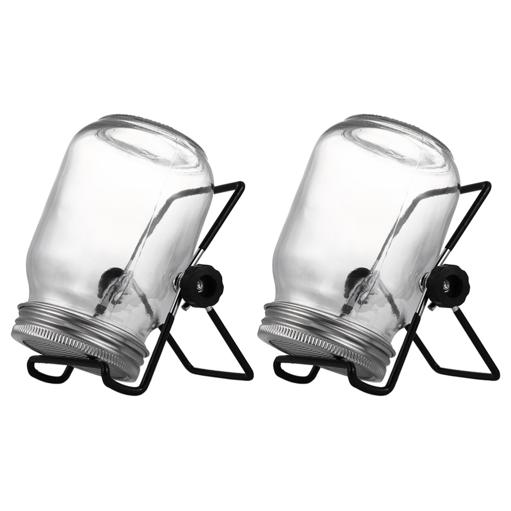 2 Sets 500ml Glass Sprouter Jar Seeds Sprouting Jar Kit For Home Kitchen Garden Mason Sprouting Jar Kit With Lid And Rack