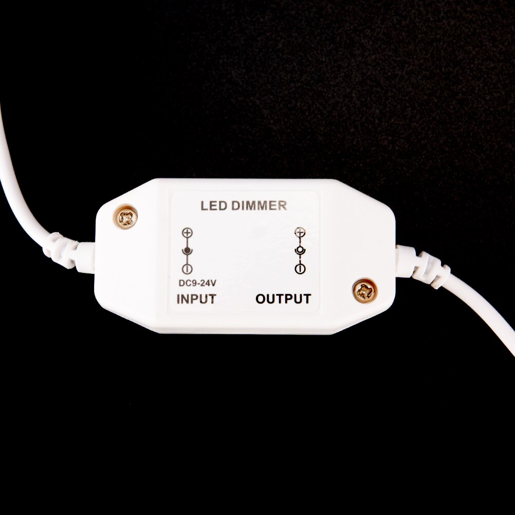 DC 12V 24V Brightness Adjust Controller for 3528 5050 5730 5630 Single Color LED Dimmer Switch Strip Light White