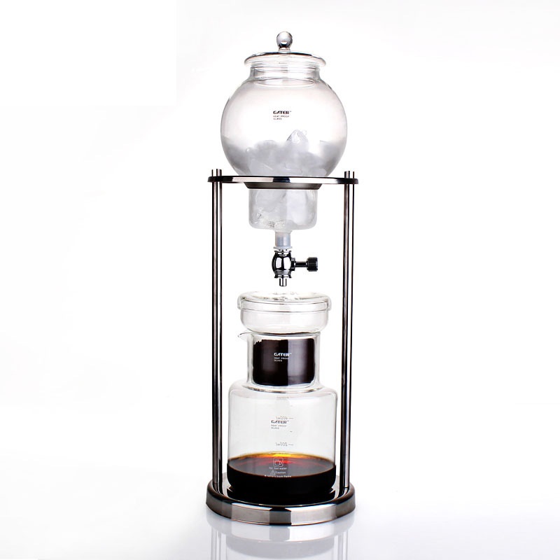 Domowy klasyczny ekspres do kawy z lodem 600ml zaparzany herbata mrożona ekspres do kawy zaparzacz do kawy lodu