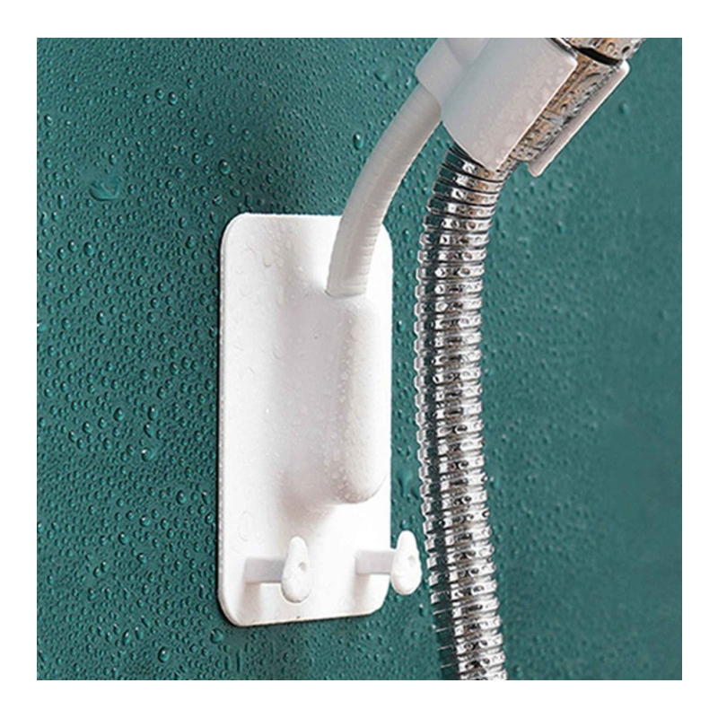 Universal Adjustable Shower Bracket Holder Color Plastic Shower Head Stand Holder Wall-Sticky Bath Rack Batheroom Holder