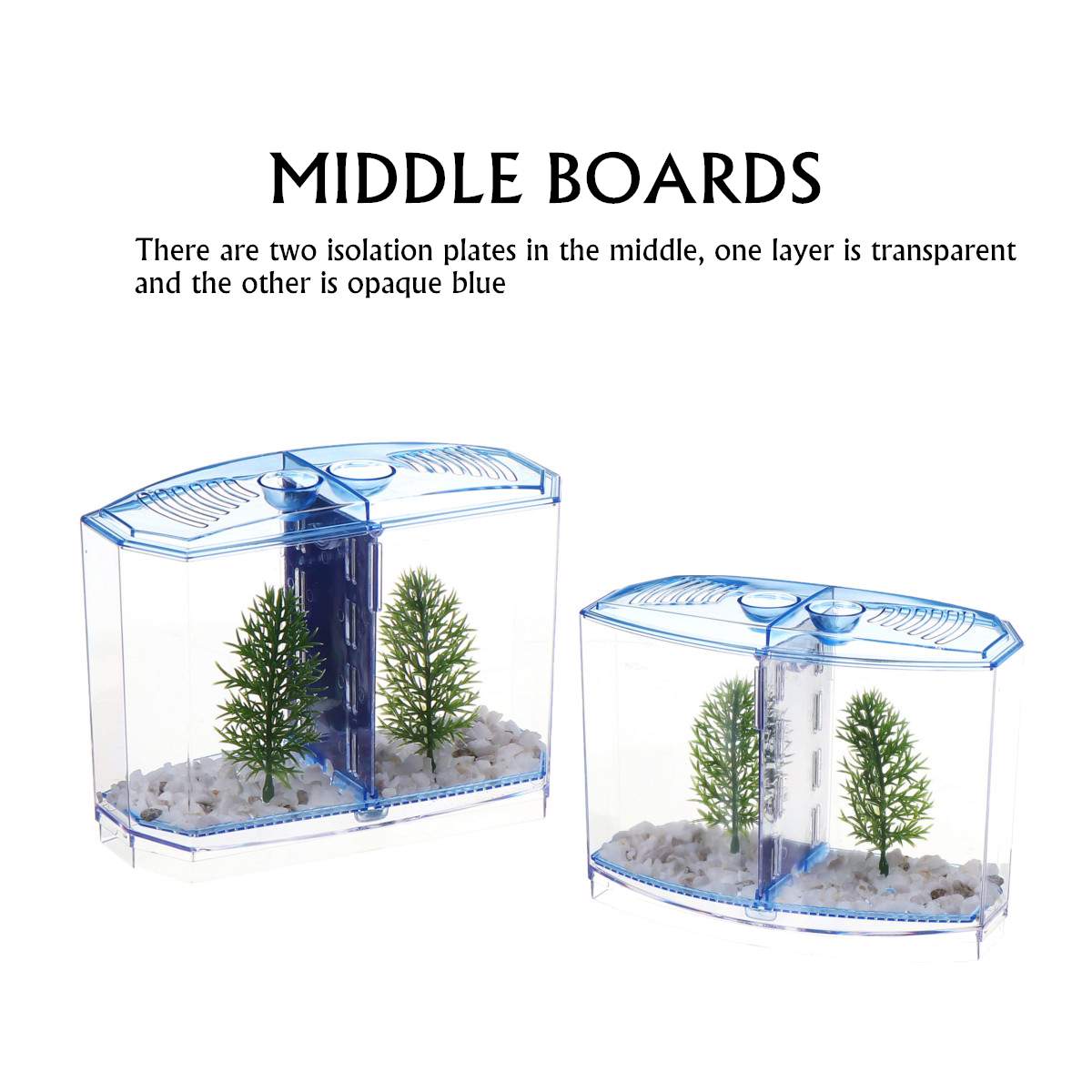 Clear Fish Tank Breeding Hatchery House Incubator Aquarium Transparent Breeder Isolation Hanging Box Reptile Turtle Cage