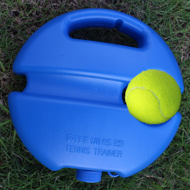 Juego de entrenamiento de tenis individual, Base de servicio con herramienta de pelota, práctica de tenis, deportes, pelota de rebote autodidáctica: Default Title