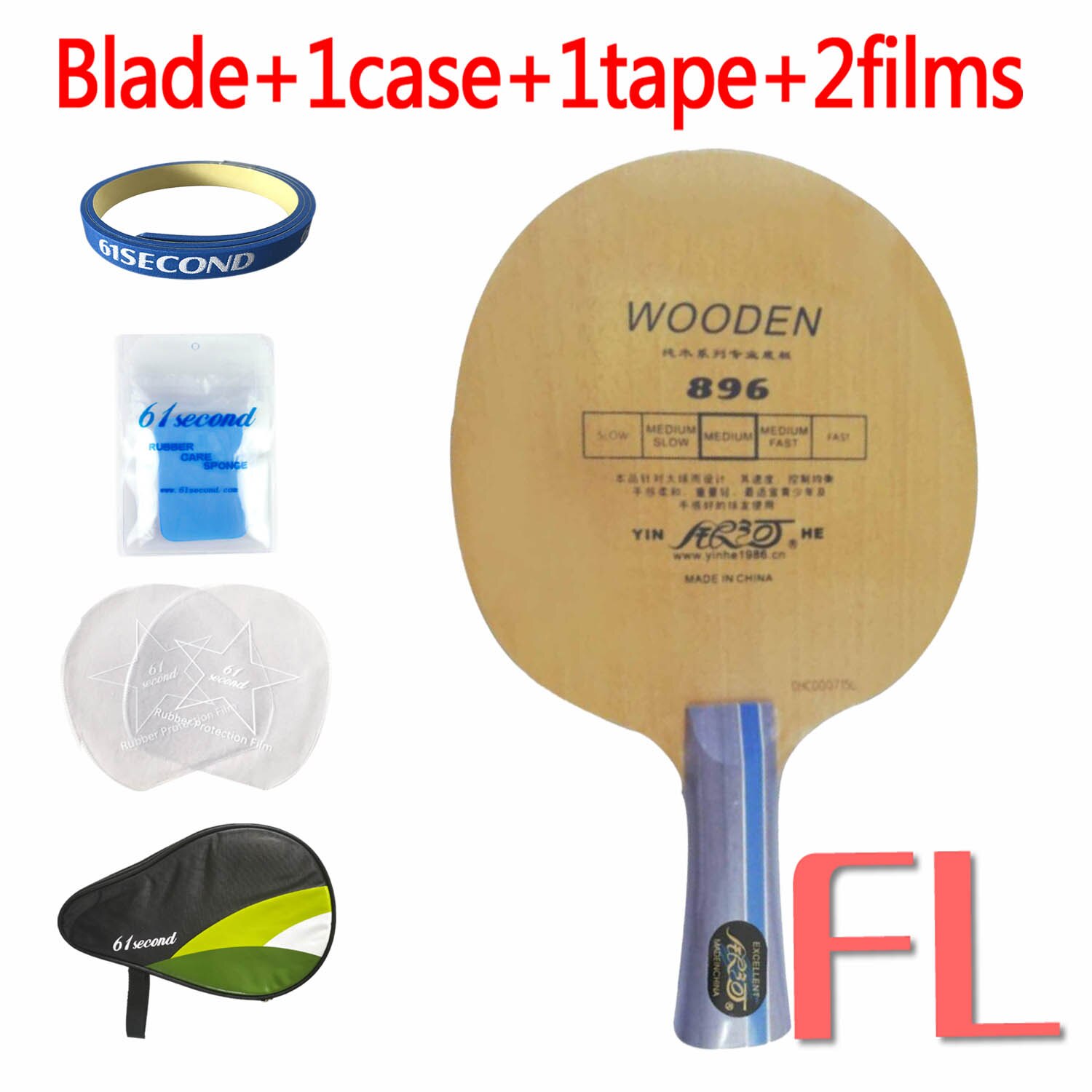 Yinhe Milky Way Galaxy 896 table tennis PingPong blade: FL with HM case