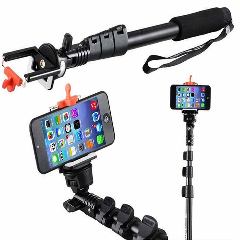 Yunteng 188 Handheld Uitschuifbare Pole Selfies Camera Monopod Selfie Stick Statief Para Selfie Voor Telefoons