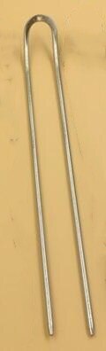Basehome 5 stk 6 farver 130 x 2mm hårnåle hårkam guld/forsølvet hårtøj gør-det-selv tilbehør fund: Rhodium