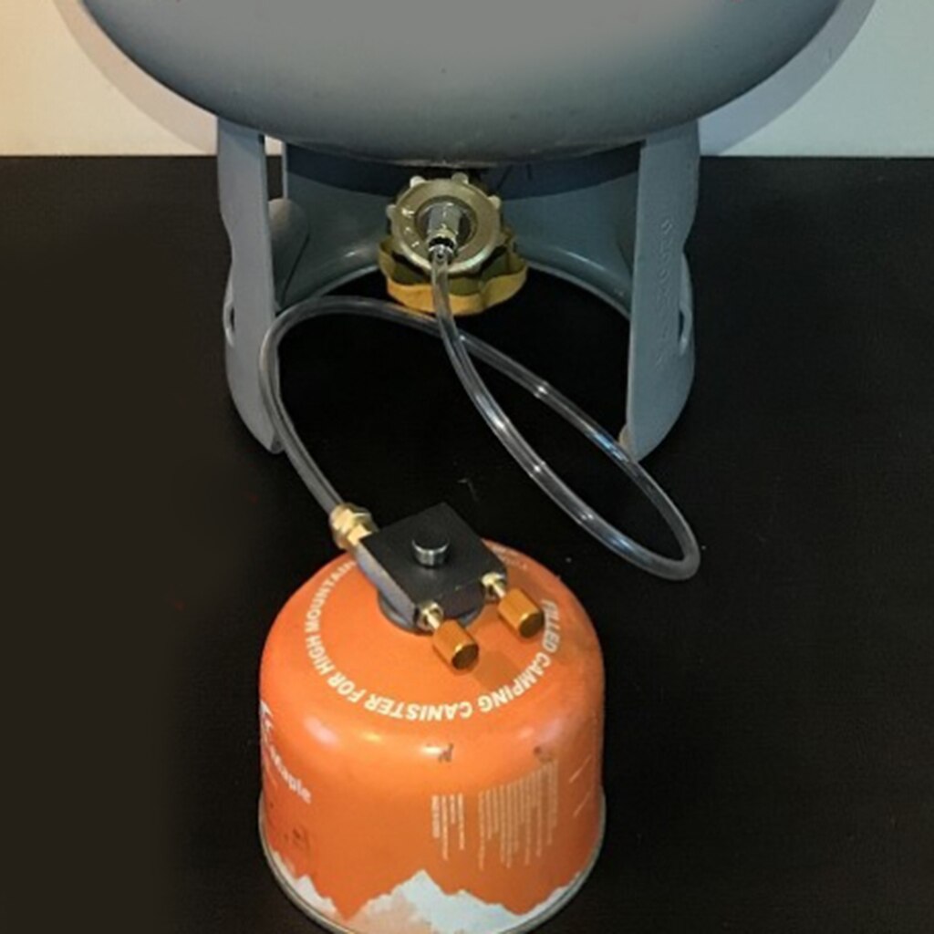 Adaptador de repuesto de propano y hierro ligero, conjunto de válvulas inflables para barbacoa doméstica