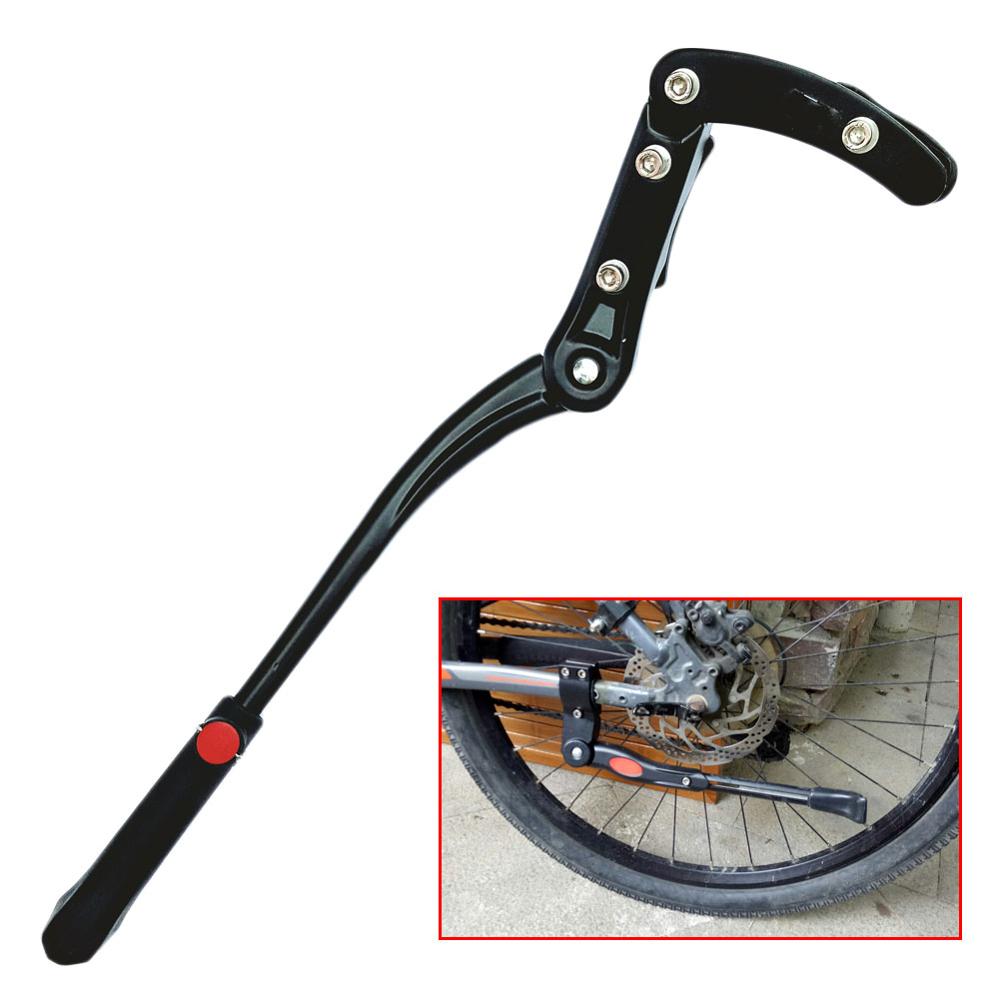 Justerbar cykelfodstøtte støtteben mountainbike mtb aluminium sidebag støttefod tilbehør fodstøtte cykeldele: Default Title