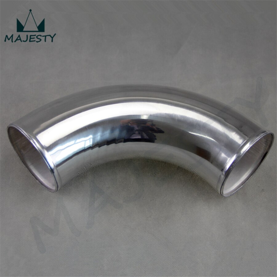 Tubo de Intercooler Turbo de aluminio, 35mm, 1, 3/8 &quot;/38mm, 1,5&quot;/42mm, 1, 5/8 &quot;/51mm, 2,0&quot;, 90 grados