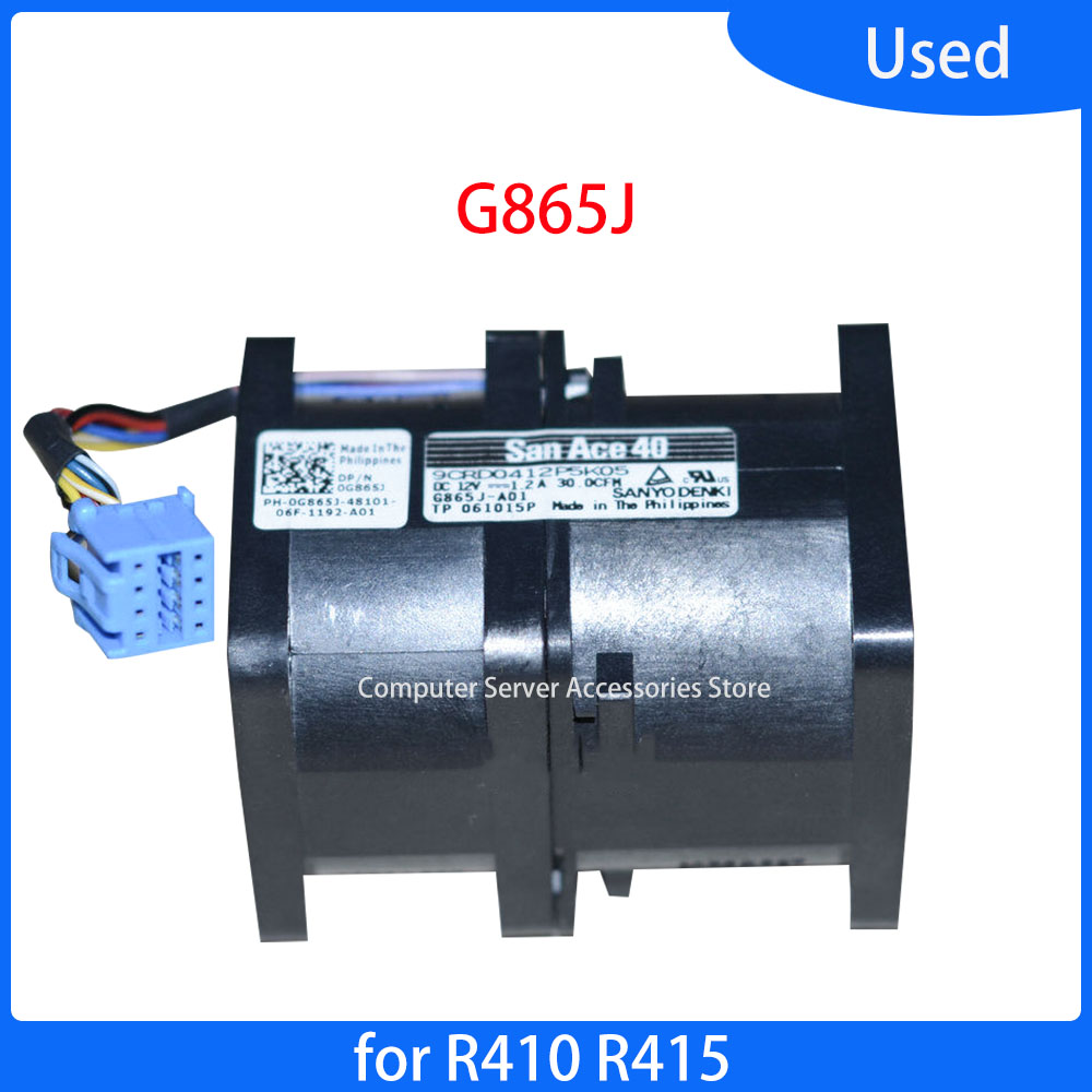 Original Cooler Fan for PowerEdge R410 R415 Server Case Cooling Fan PER410 P/N G865J Cooling Fan CPU Cooler Fans 0G865J: Default Title