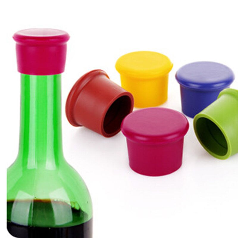 Fles Caps Siliconen Wijn Stoppers Lek Gratis Wijnfles Cap Bierfles Wijn Sealers Keuken En Gereedschap Voor Rode Gadget u2M3