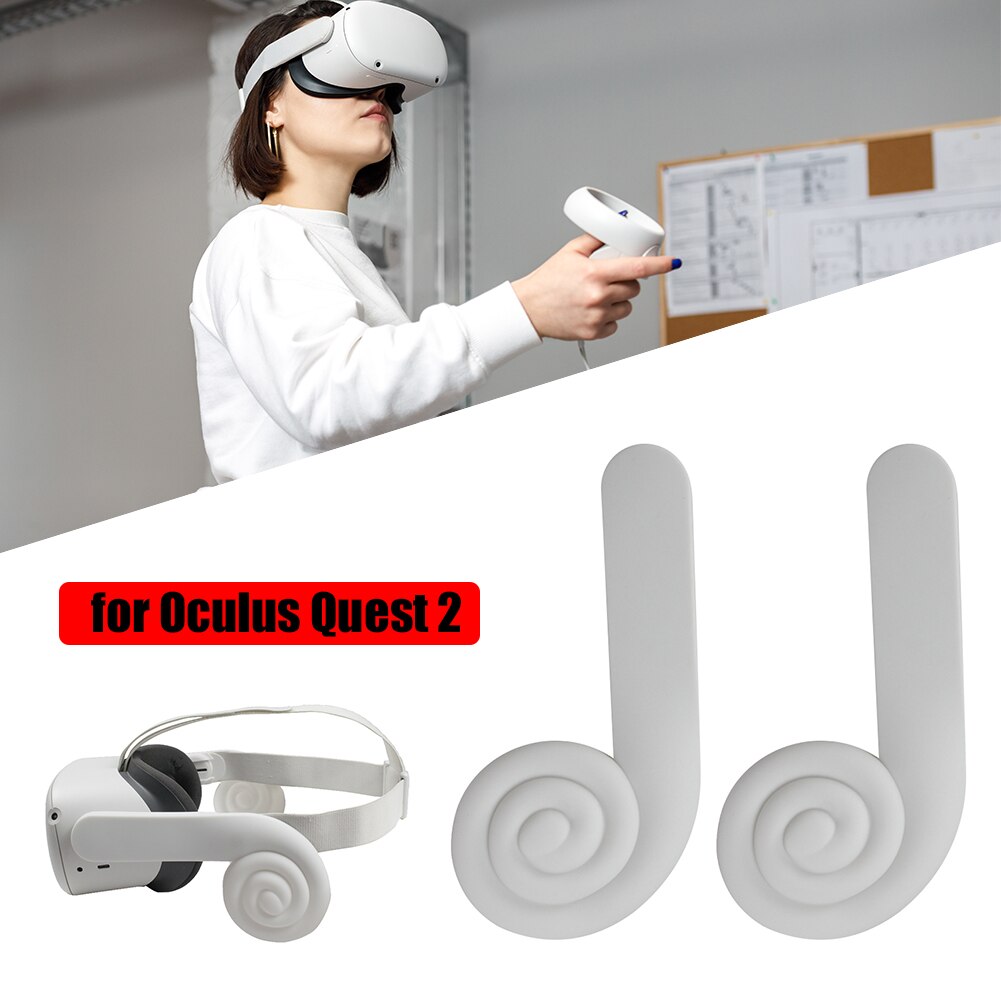 Vr Oorwarmers Ruisonderdrukking Oorklep Hoofdtelefoon Geluid Collector Vr Oorbeschermers Voor Oculus Quest 2 Vr Headset