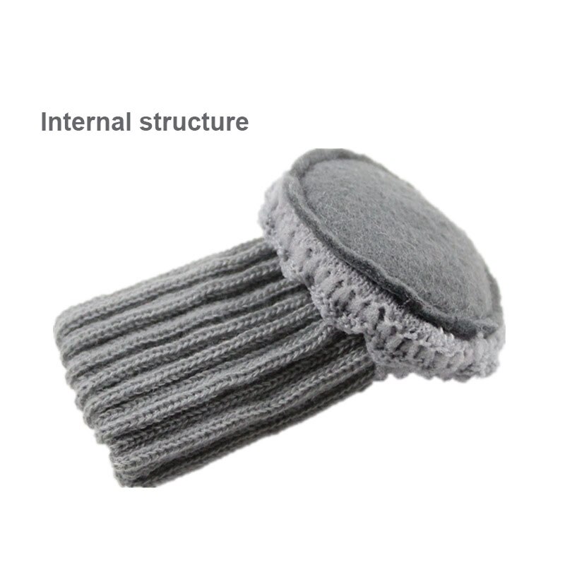 Knitted Table foot Cover Non-slip Chair Foot Cushion Floor Protectors For chair legs with a foot circumference of 2.76-6.69 inch