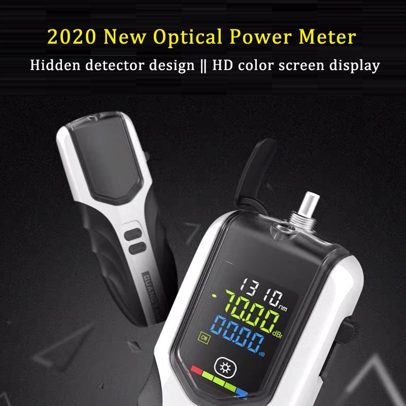 precision Rechargeable battery optical power meter G7 Color LCD Screen fiber optic power meter with flash light OPM High