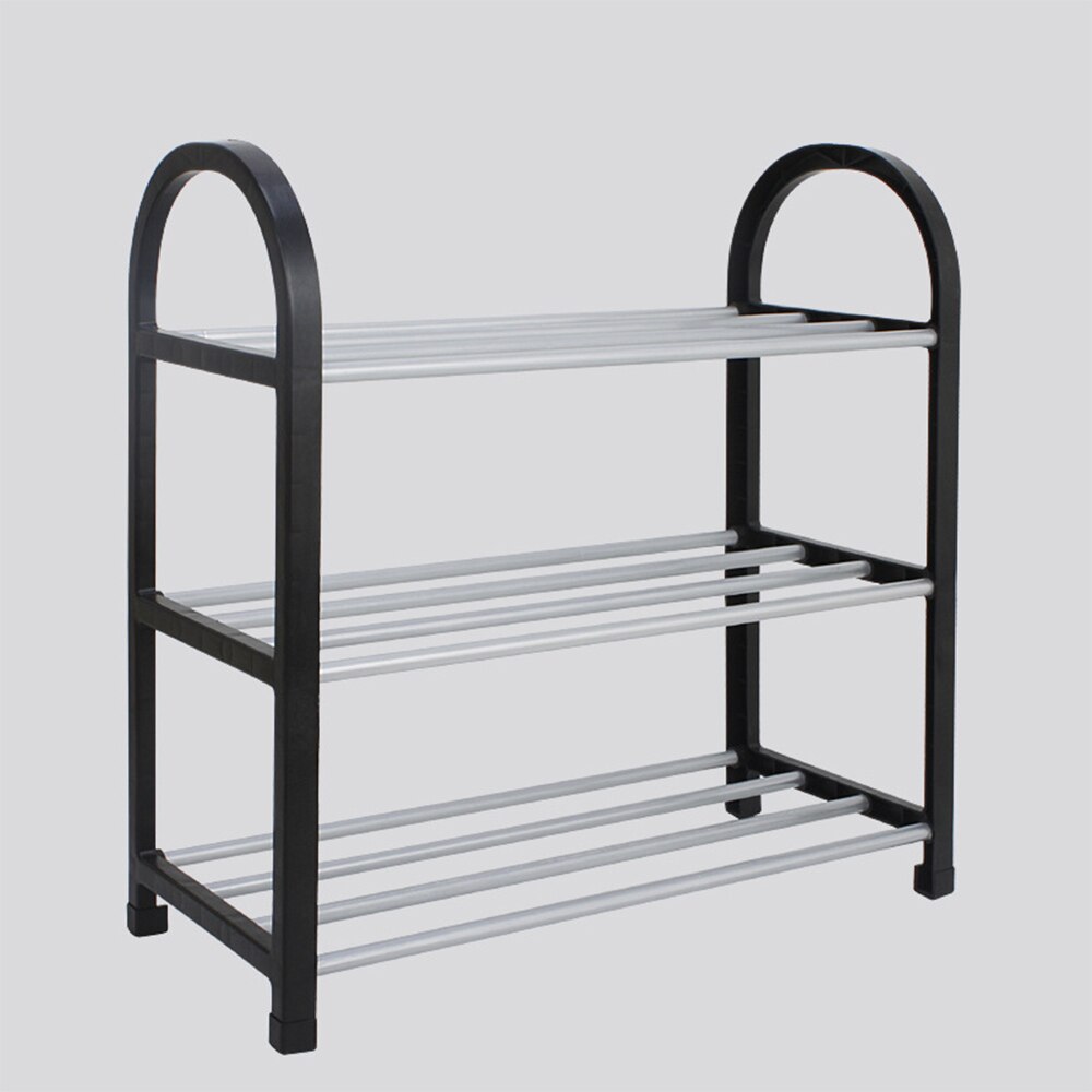 3 Layers/4 Layers Shoe Rack Aluminum Metal Standing Shoe Rack DIY Shoes Storage Shelf Home Organizer Accessories shoe rack