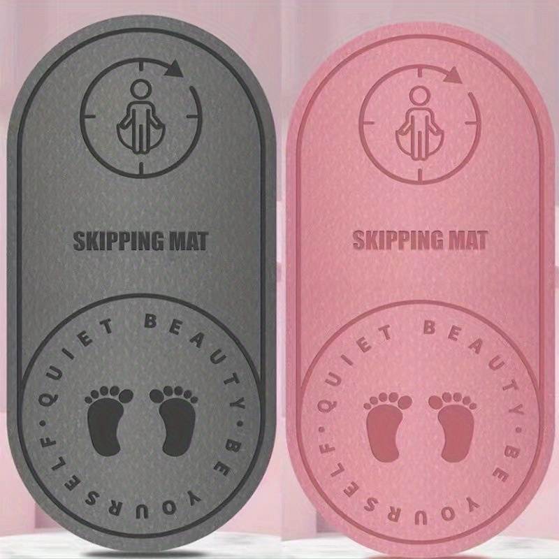 1pc (2.36in/3.15in) ThicknessTPE Jump Rope Mat, Durable Non-Slip Fitness Exercise Ma Suitable Fitness Training, Body Workout