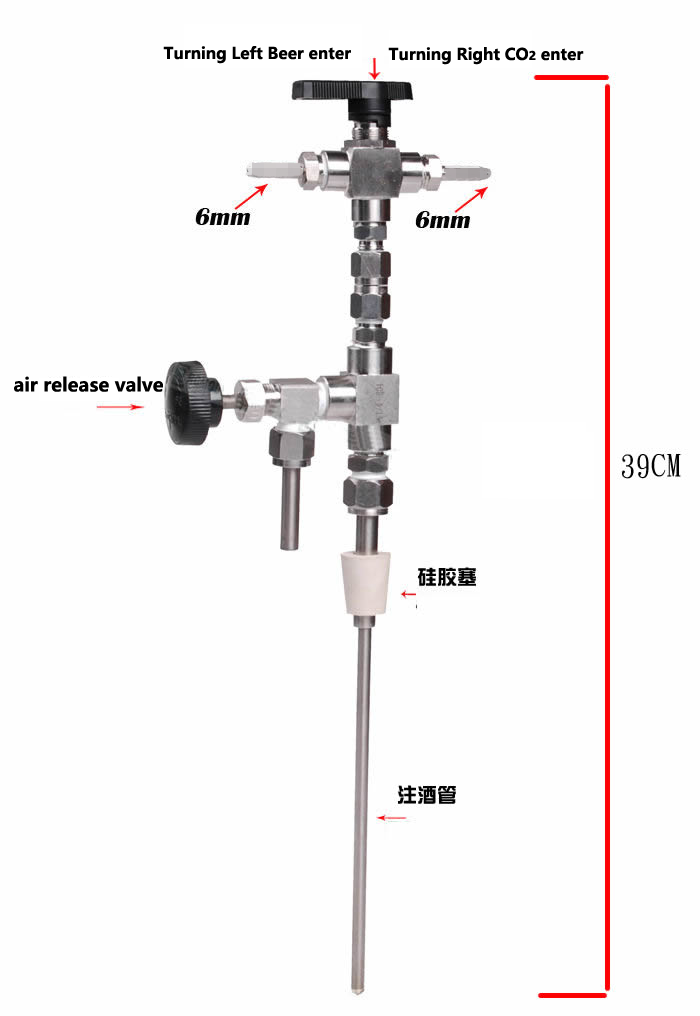 Counter Pressure Bottle Filler Kit