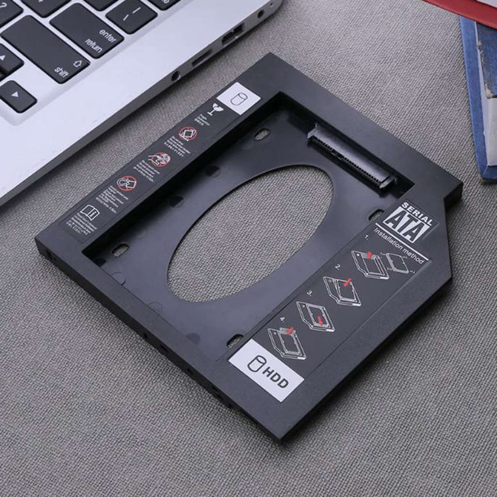 Soporte ultradelgado para portátil de 7 a 12mm ranura para unidad de Cd, Hdd, Ssd, disco duro Sata de plástico, Bahía óptica con Sc