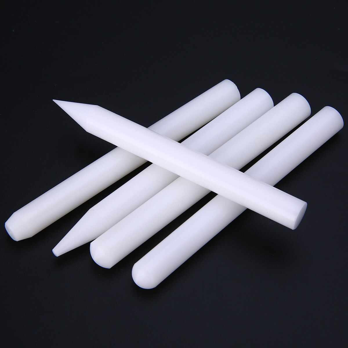 5pcs Super PDR Tools White Nylon Pen Tap Down Pen Paintless Dent Removal Pen Use For Dent Repair Tools
