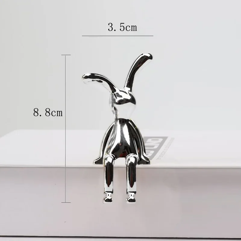 Cartoon dier auto-interieur middenconsole decoratie persoonlijkheid kamer eettafel bureau decoratie: Black