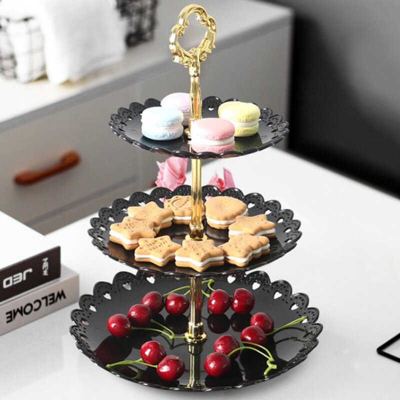 Melon Rack Three-tier Fruit Bowl Tray Snack Rack Seeds Nuts C... – Grandado