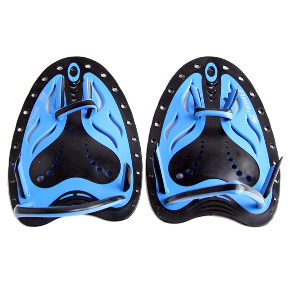 1 par de paletas de natación, mano para principiantes, paleta de entrenamiento, guantes acuáticos con correa ajustable, buceo, mano: Default Title