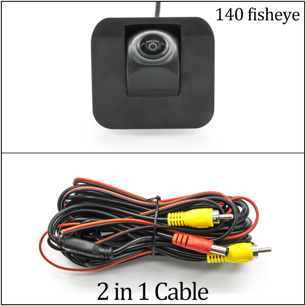 Cámara de visión trasera para coche, Monitor de aparcamiento inverso, para Fiat Tipo/Fiat Egea , , , ,: 140 fisheye