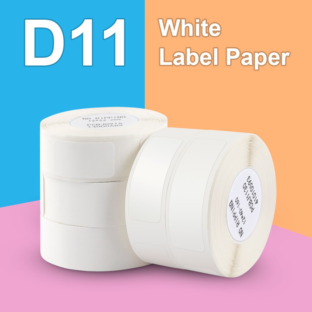Niimbot D11 Printing Label D110 Thermal Label Sticker Self-Adhesive Waterproof Price Name Sticker for Niimbot D11 Label Printer