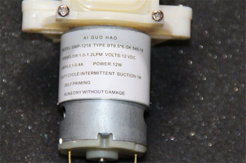 12W DC12V original 545 DC micro diaphragm pump Self priming water pump