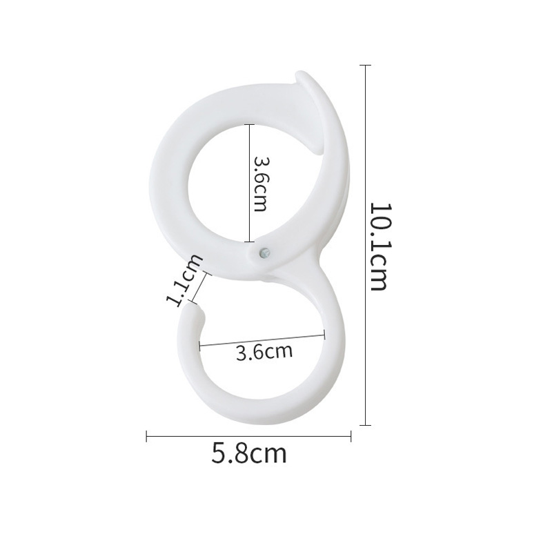 Space Saving Rotated Hanger Hooks Wardrobe Clothes Rack Hanger Organizer Bag Hanger Shoes Belt Scarf Hanging Rack Closet Hanger: black