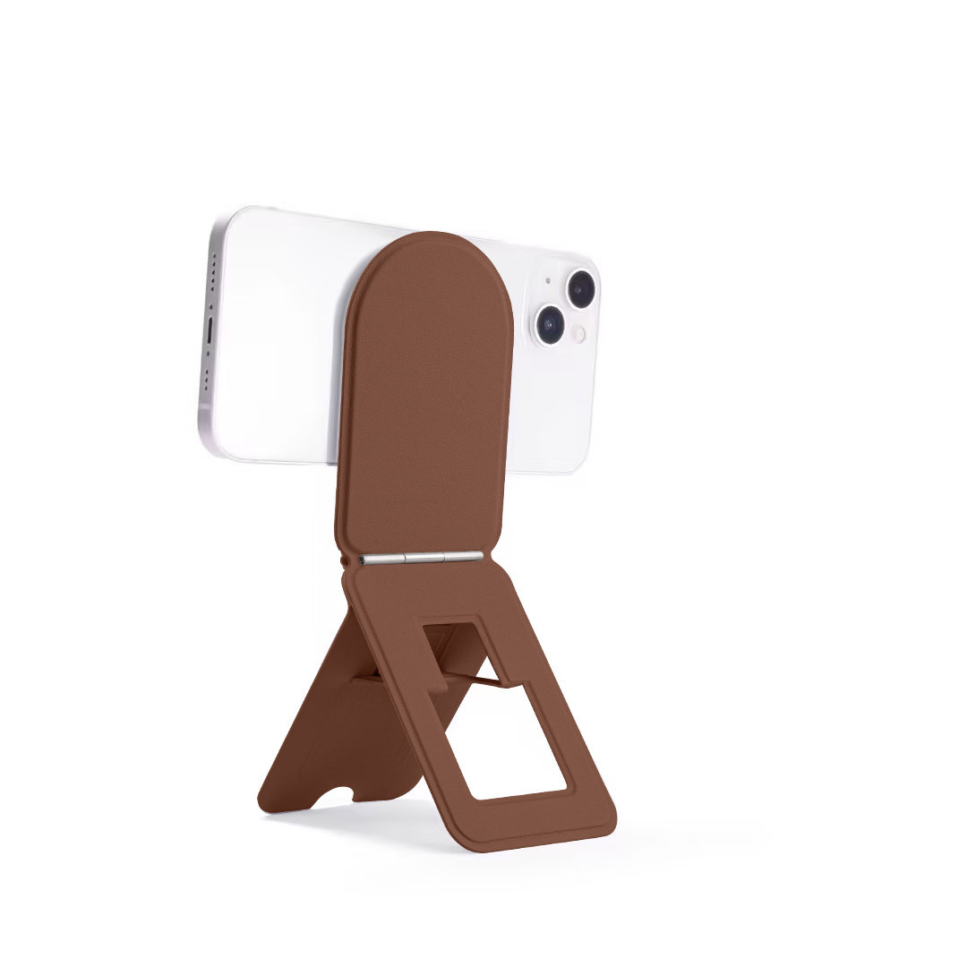 Universal Desktop Magnetic Phone Holder Multi-functional Bracket Metal Desk Stand Angle Adjustment Holder Phone Accessories: Orange