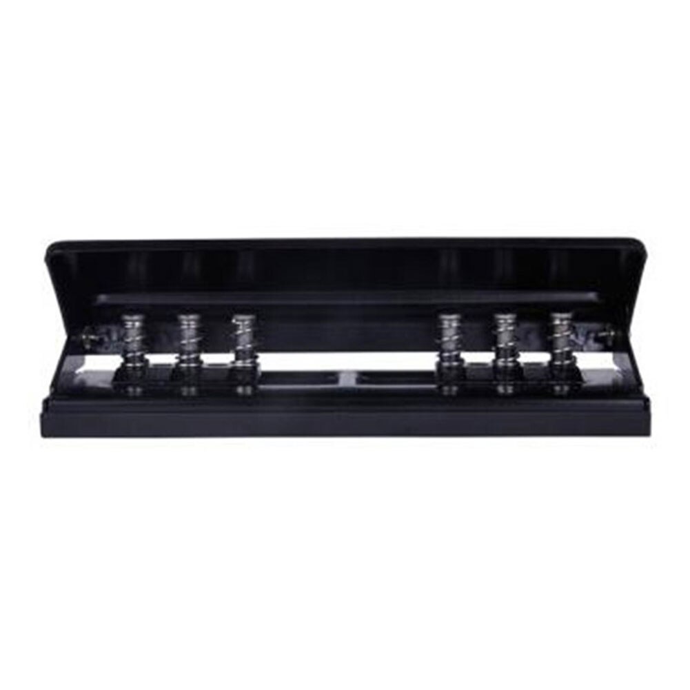 6 Hole Office DIY Adjustable Metal Tool Home Portable Handheld School Ring Binder Planner Stationery Paper Puncher