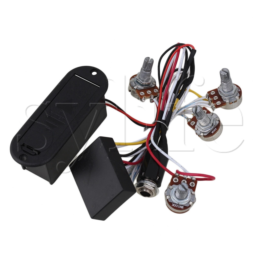 Circuito de preamplificador EQ de 2 bandas para pastilla de graves activos/circuito de amplificación