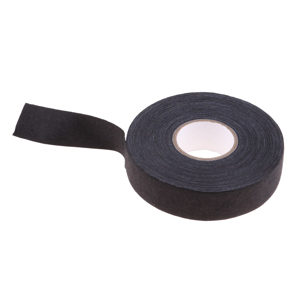 1 Roll Hockey Doek Tape Waterdichte Lijm Ijshockey Lacrosse Stick Wrap Grip Katoen Beschermende Kleding Cue Antislip bandage: Black