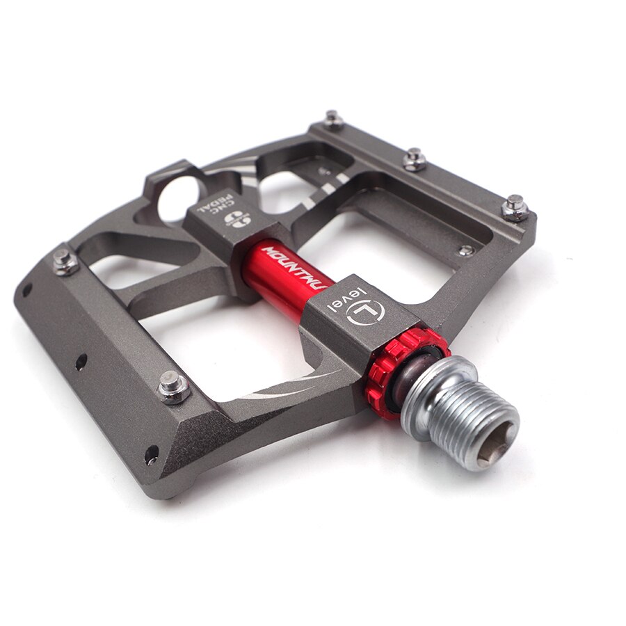 Alston 3 Bearings Mountain mtb Pedals Platform Bicycle Flat Alloy Pedals Non-Slip Alloy Flat 10.5/9.6 Pedals bicycle Bike Pedals