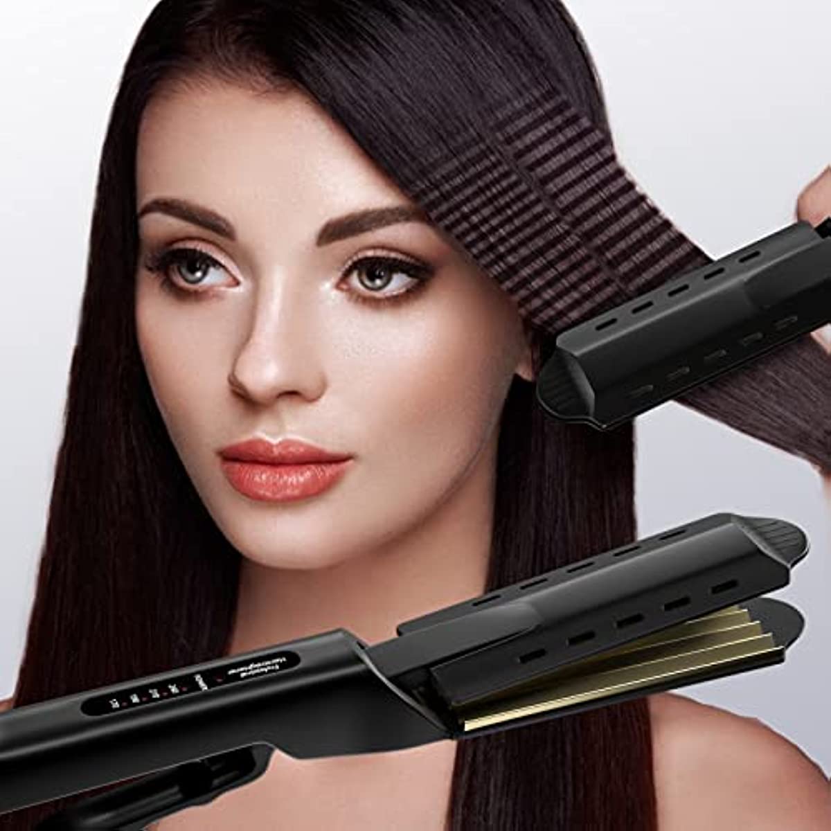 Hair Crimper Iron For Fluffy Hairstyle Curling Iron Corrugation Crimper Hair Irons Hair Waver Volumizing Crimper