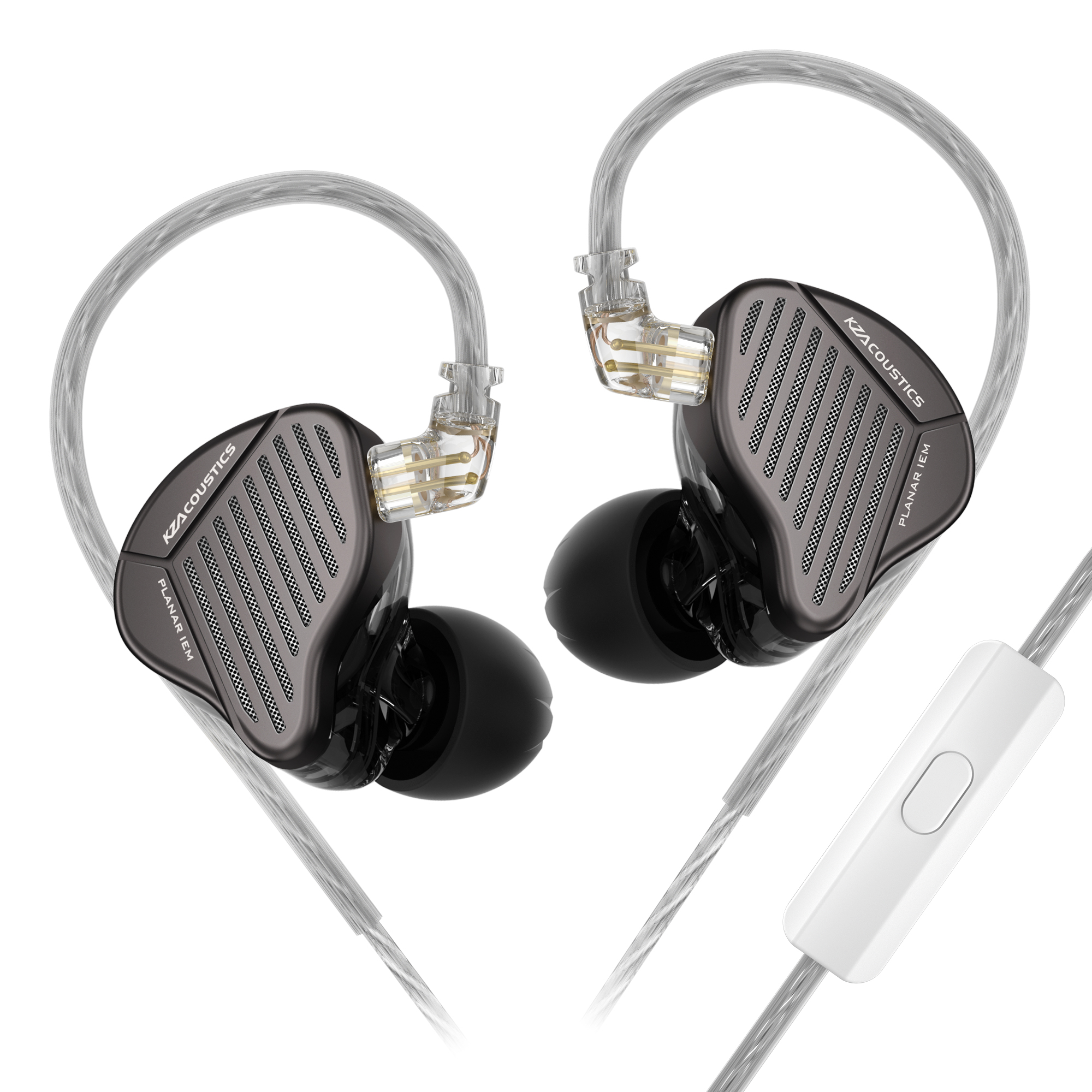 KZ PR1 Dual Cavity Planar Driver 13.2MM Drive Unit Słuchawki Słuchawki muzyczne HiFi Bass Monitor Słuchawki douszne Sportowy zestaw słuchawkowy: WHITE