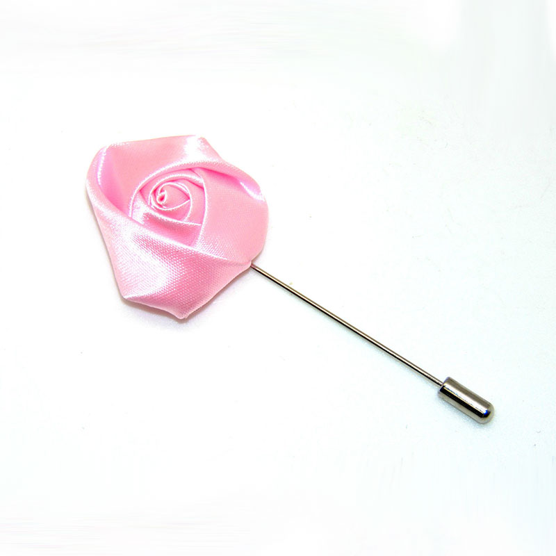 Kavajslag brosch nål krage nålar ros blomma handgjord kostym smoking corsage bröllop boutonniere fest kvinnor män: 7