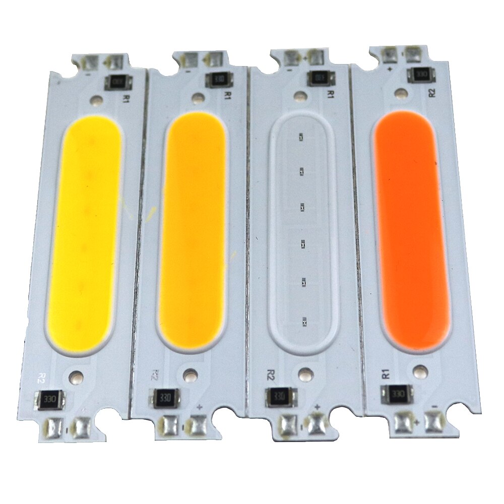 20PCS 1W COB LED chip Module DC12VUlter bright Waterproof SMD COB Module for Sign Advertising backlight White Warm white