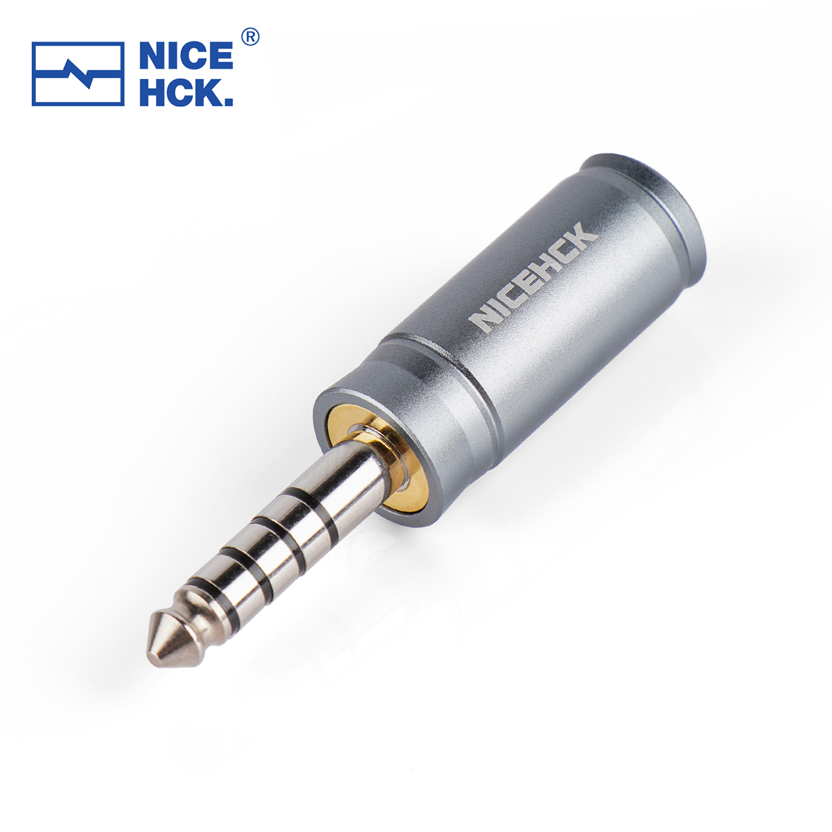 NICEHCK Platinum Palladium Plated OFC 4.4mm Balanced Plug DIY Wire Connector Audio Jack HiFi IEM Upgrade Cable Replace Accessory
