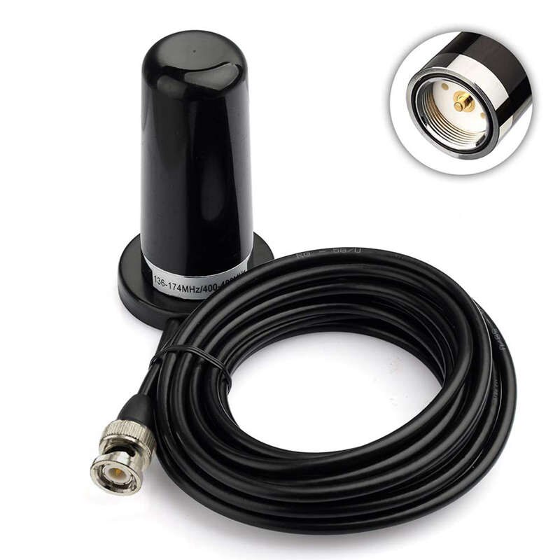 Vhf Uhf Ham Two Way Radio Cb Mobile Radio Scanner Antenna,Nmo Mount Magnetic Base Mount Bnc Male Antenna For Motorola Uniden Whi