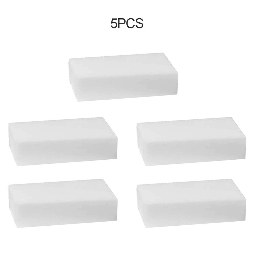 5-20pcs White Magic Sponge Eraser Multifunction Cleaner Kitchen Dish Sponge Dirty Cleaning Tool For Office Wall Car 10x6x2cm: 5pcs