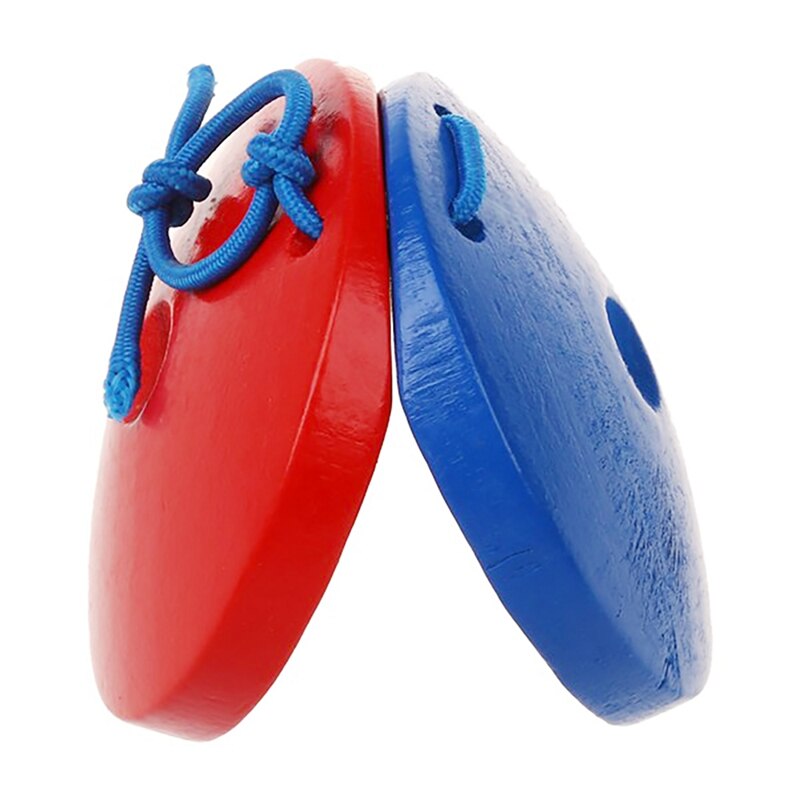 Musical Castanets Instrument Wooden Finger Castanets Percussion Instrument Rhythm Music Instrument For Kids Adults