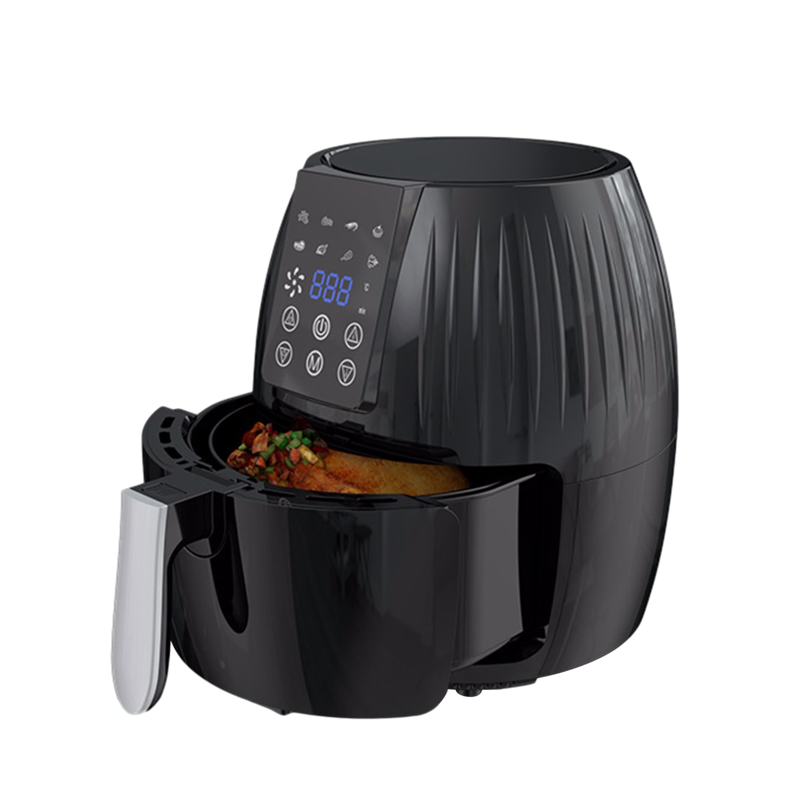 1300W Large-capacity Electric Air Fryer 5.5L Oven Nonstick Basket 360 Degree baking Deep Fryer Without Oil Salt Health