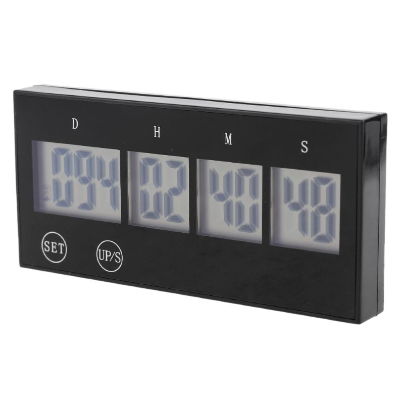 Upgraded Office Clock Digital Countdown Timer Days Clock for Touch LCD Large