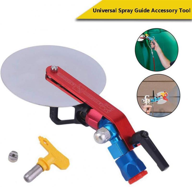 7/8" Universal Airless Spray Guide Accessory Tool Separation Baffle Airless Paint Sprayer Gun Nozzle Seat Anti-splash Baffle 1PC
