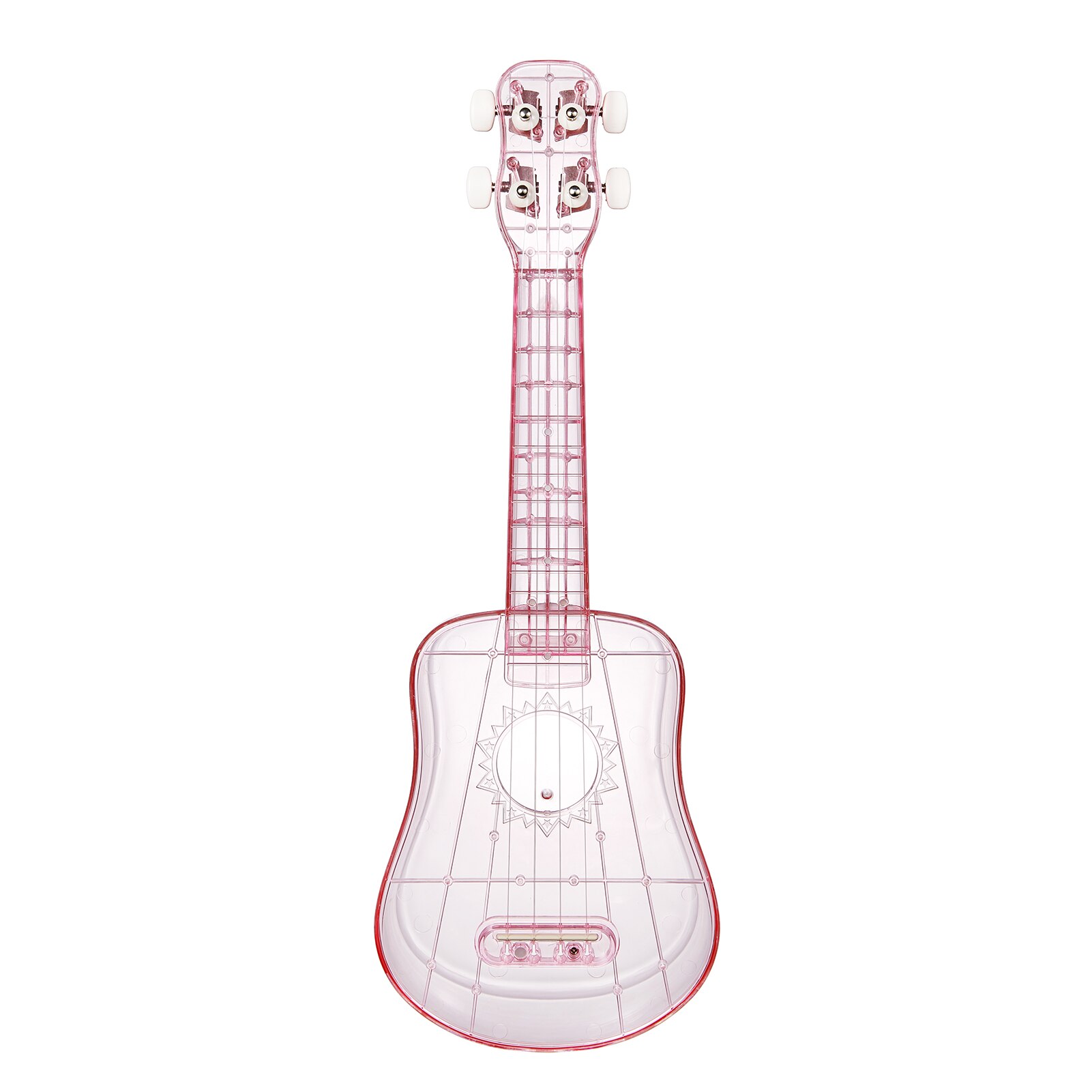 Ukelele Soprano acústico de 21 pulgadas, Kit de Ukelele de tilo de 21 pulgadas y Bolsa, correa de cuerdas, sintonizador, instrumento Musical: 21 inch Ukulele 16